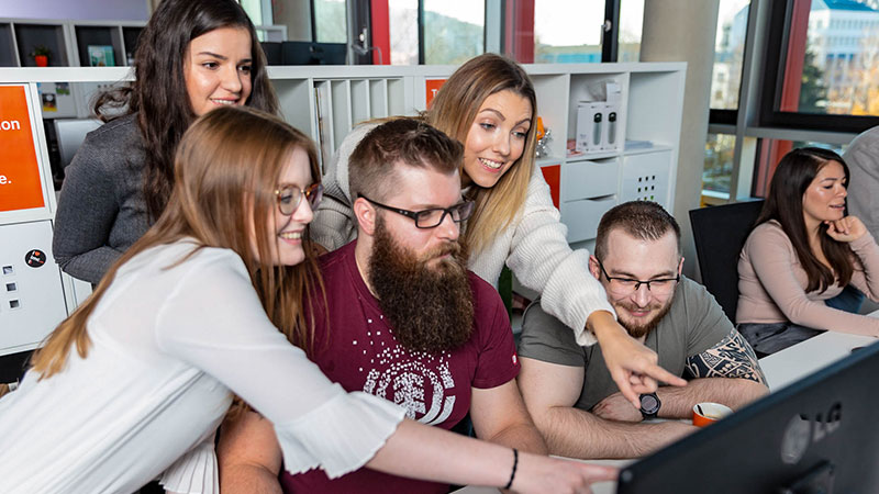 group of designers at work