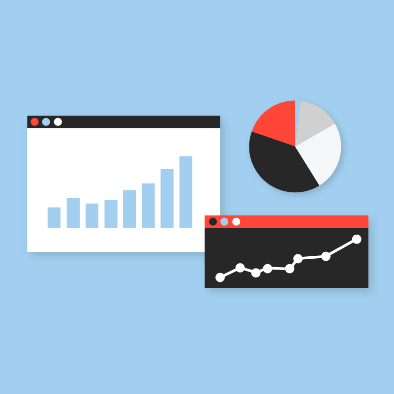 analytics charts and graphs