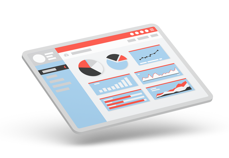analytics dashboard mockup