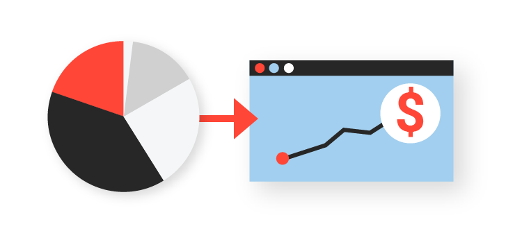 analytics to dollars illustration