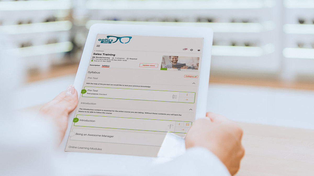 Sales Training im LMS