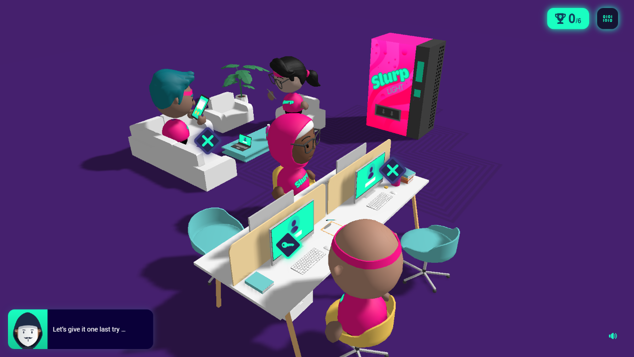 Cyber Crime Time E-Learning screen