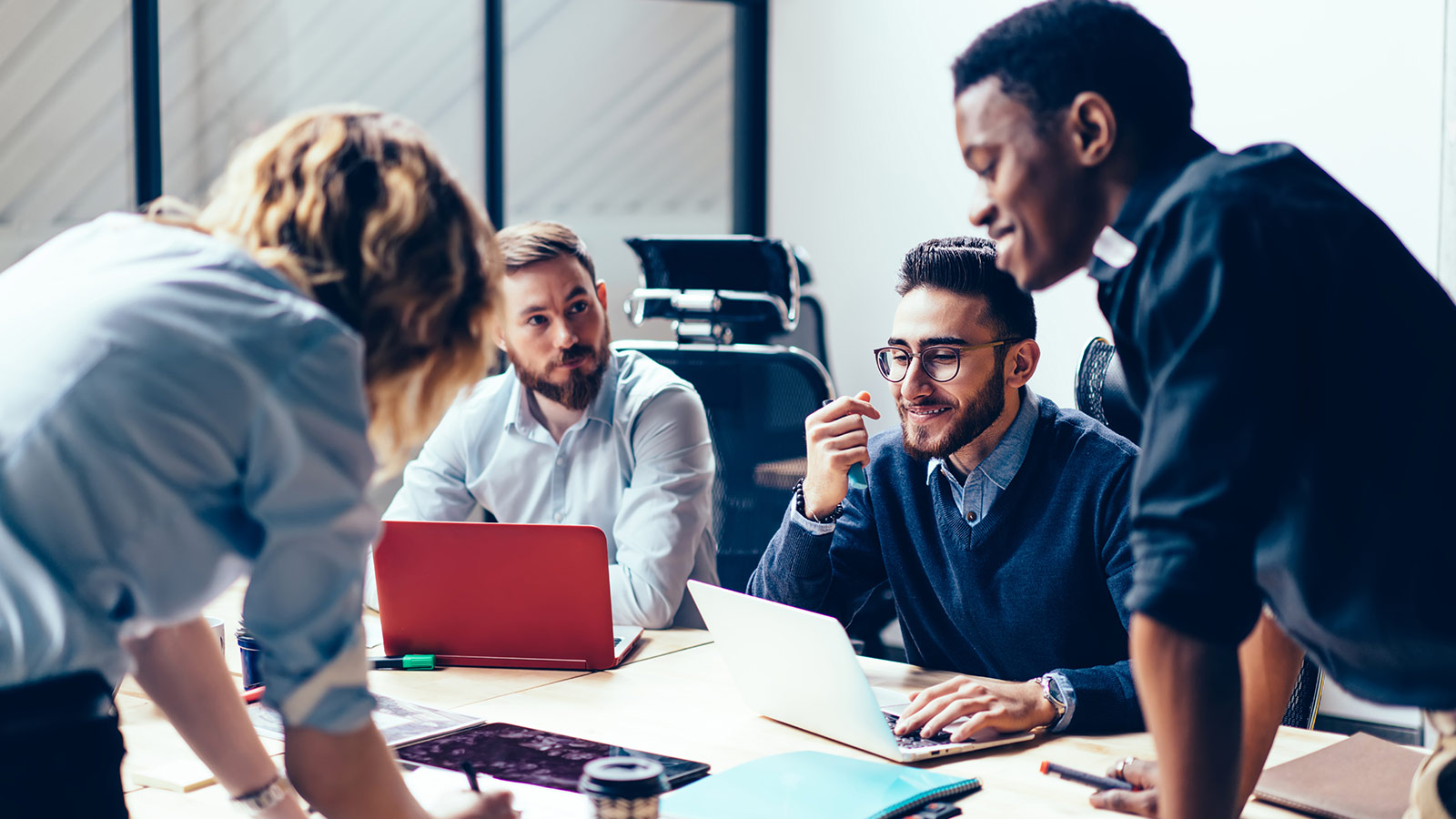 team working together