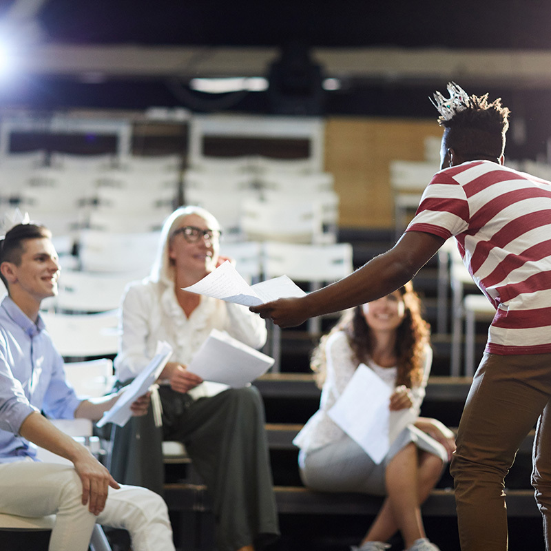 theatre group, role play