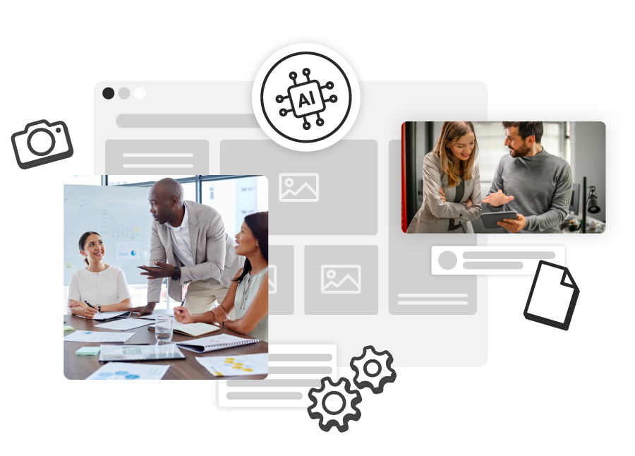 mockup of UGC platform