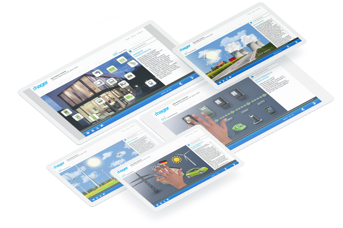 case study blended learning customer reference hager